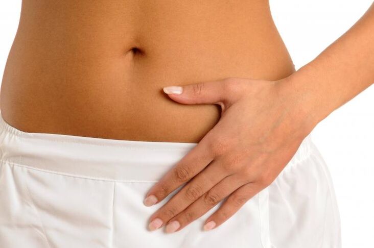 Lower abdomen pain as a cystitis symptom in women